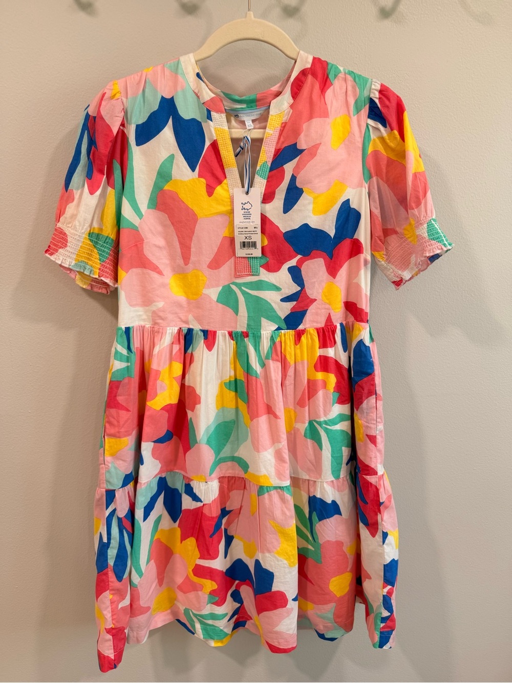 Southern Tide Floral Dress - Pink Multi